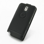 Samsung GALAXY Note3 III LTE SM-N9005 N9000 Leather case 手機真皮皮套 - 下掀式