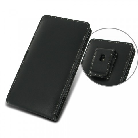 PDair Sony Xperia Z1 L39h Leather case 手機真皮皮套 - 直立掛腰式