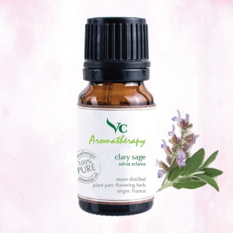 VC Aromatherapy 100%純正快樂鼠尾草精油10ml