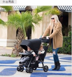 Joovy Caboose Ultralight Graphite 輕巧型嬰幼兒雙子車