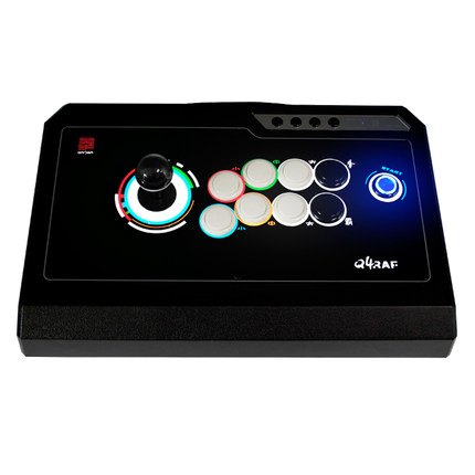 QanBa Q4 RAF Black LED PS3 PC Sanwa Denshi Fightstick QanBa Q4 RAF Black LED PS3 PC Sanwa Denshi Fightstick