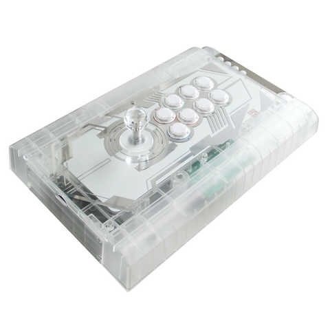 Qanba Q2 GSC Colourless Sanwa Denshi Blue LED ICE White PS3 PC Android D input X input (PC360) 16.9 x 11 x 4.5 7.3 lbs Qanba Q2 GSC Colourless Sanwa Denshi Blue LED ICE White PS3 PC Android D input X input (PC360) 16.9 x 11 x 4.5 7.3 lbs