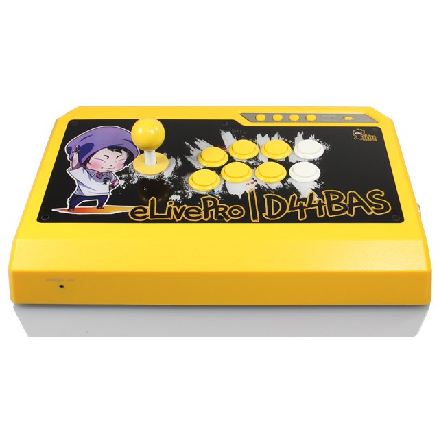 Qanba Q4 eLive.pro d44BAS Yellow fightstick - PS3/Xbox360/PC Sanwa Denshi Dimension 16.2 x 10.2 x 4.9 weight 6.83 lbs Qanba Q4 eLive.pro d44BAS Yellow fightstick - PS3/Xbox360/PC Sanwa Denshi Dimension 16.2 x 10.2 x 4.9 weight 6.83 lbs