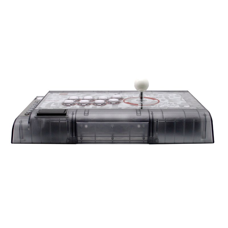 Qanba Crystal Fightstick - PS4/PS3/PC Touchpad LED Joystick and pushbuttons Dimension 17 x 11 x 5 Wieght 7.25 lbs Qanba Crystal Fightstick - PS4/PS3/PC Touchpad LED Joystick and pushbuttons Dimension 17 x 11 x 5 Wieght 7.25 lbs