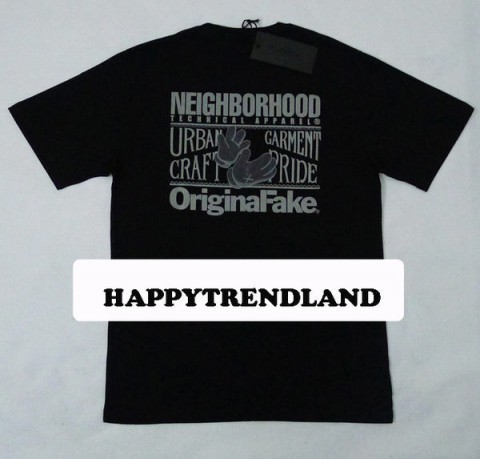 neighborhood x Originalfake kaws 2010款骷髏骨頭短袖T恤短TEE 樂潮地