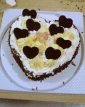 (愛心3D立體心形蛋糕), 可選(朱古力或清淡原味蛋糕)