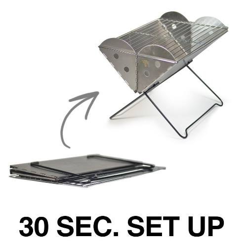UCO 迷你柴火焚火台 Mini Flatpack Grill Firepit 910g (售完) UCO 迷你柴火焚火台 Mini Flatpack Grill Firepit 910g (售完)