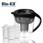 Bio-Kil淨水壺3.5L- 古典黑(含3入裝專用濾芯)
