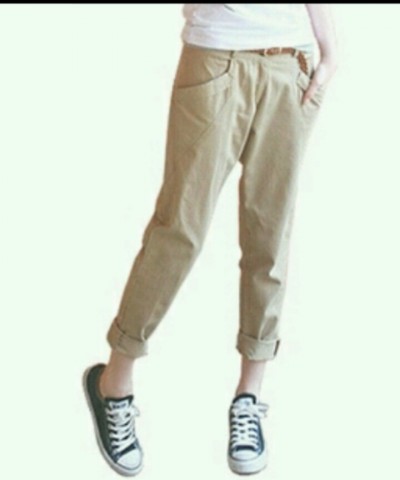 2013 Stylish Rolled Leg  Pant