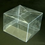 可摺疊方形扣底透明盒 Collapsible Square Clear Box