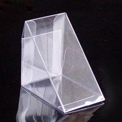 可摺疊三角形透明盒 Collapsible Triangular Clear Box