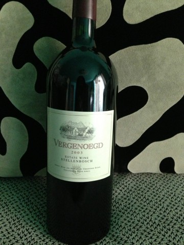 Vergenoegd Estate Blend 2002