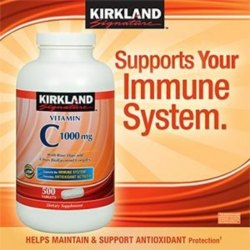 美國 Kirkland 1000mg玫瑰果維生素C 500粒裝