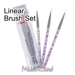 Linear Brush 3pcs Set