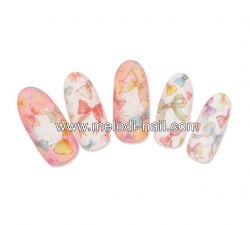 Bow Knot Water Decal Nail Sticker HN011