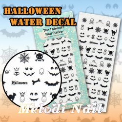 Halloween Water Decal Nail Sticker HW01