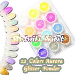 12 Colors Aurora Shimmer Powder