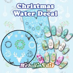 Christmas Water Decal Nail Sticker