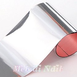 Silver Chrome Nail Foil NF-002