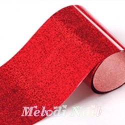Red Shimmer Nail Foil NF-021