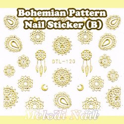 Bohemian Native Pattern Nail Sticker (B)