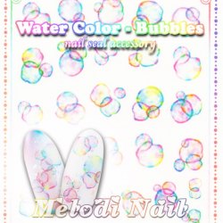 Water Color-Soap Bubbles Decal