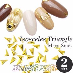 Isosceles Triangle Metal Stud