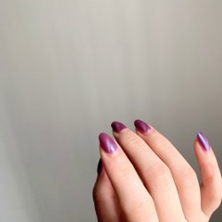 HaNa Gel 貓眼系列-混沙紫色