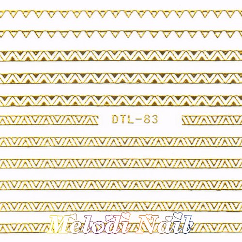 Native Pattern Nail Sticker (E)