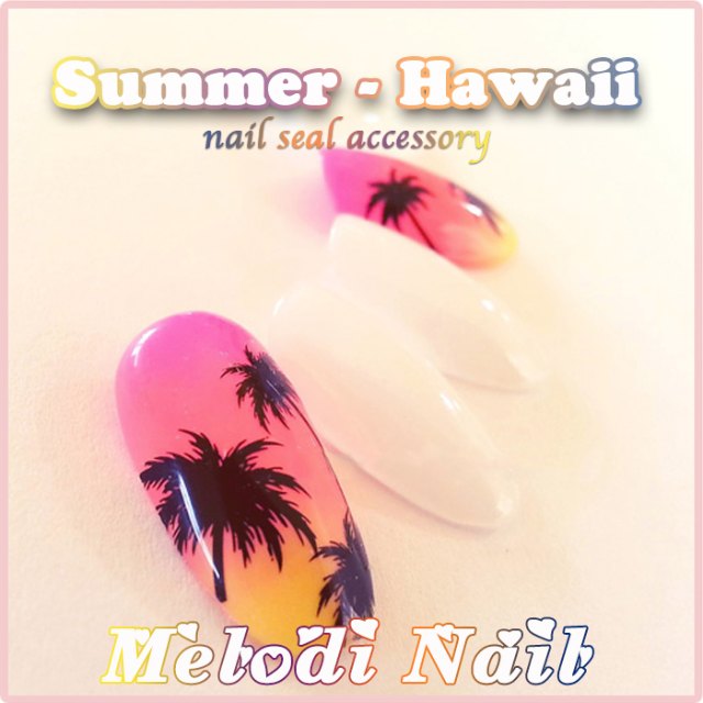 Summer Hawaii Water Decal