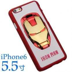 Iron man 電鍍外殼 紅白 5.5