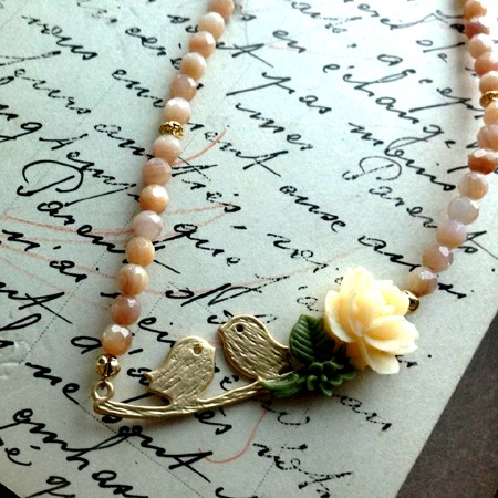 Twin Bird Necklace