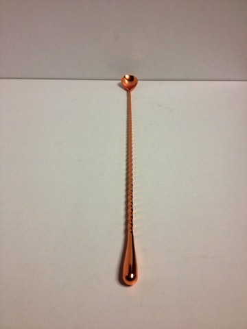 K0010 - 40cm Copper Teardrop Barspoon
