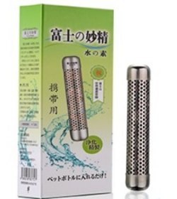 日本原裝富士之妙精 水之素 攜帶用磁石淨水棒淨化空氣