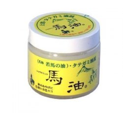 日本無添加純馬油保濕滋潤修復乳霜若馬の油80ML 母嬰敏感肌可用