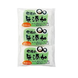 日本原裝 家庭用無添加天然潔面沐浴皂100g*3塊 溫和防敏感