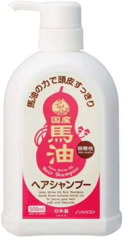 日本IKKO一光馬油 天然弱酸性洗髮水 保濕無矽油 500mL