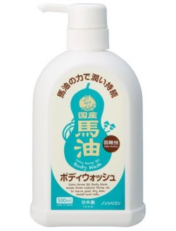 日本IKKO 一光馬油 天然弱酸性沐浴露 低刺激 無礦物油 500mL