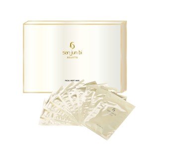 日本Sanjunbi三潤美金箔保濕面膜20片 抗氧化美白補水高品質 日本Sanjunbi三潤美金箔保濕面膜20片 抗氧化美白補水高品質