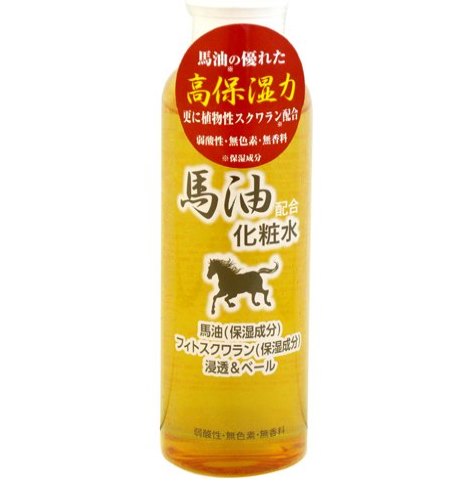日本原裝北海道馬油配合保濕化妝水200ml 高效補水滋潤爽膚水 日本原裝北海道馬油配合保濕化妝水200ml 高效補水滋潤爽膚水