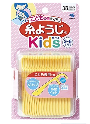 日本制本土小林制藥 寶寶兒童牙線/牙線棒30支裝 2-6歲用 日本制本土小林制藥 寶寶兒童牙線/牙線棒30支裝 2-6歲用