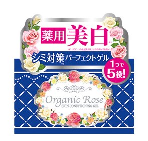 日本原裝明色美白玫瑰薏仁精華五合一啫喱面霜90g 清爽保濕