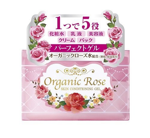 日本原裝明色玫瑰薏仁五合一高滲透彈力啫喱面霜90g 清爽保濕