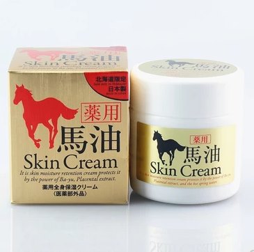 北海道限定馬油Skin Cream全身保濕滋潤霜對抗乾燥全身護理90G