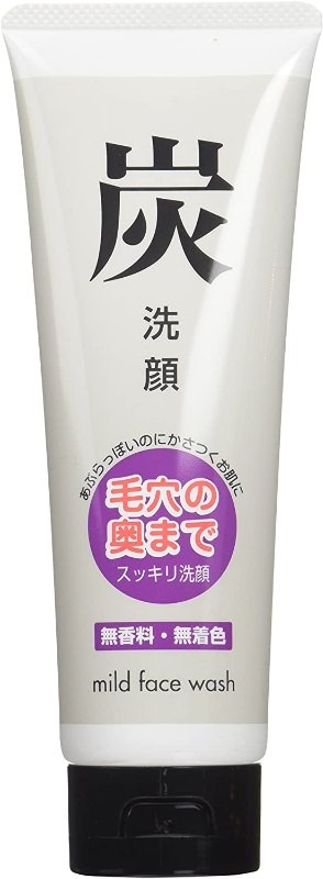 日本旅美人 炭洗顏洗面乳潔面乳120g