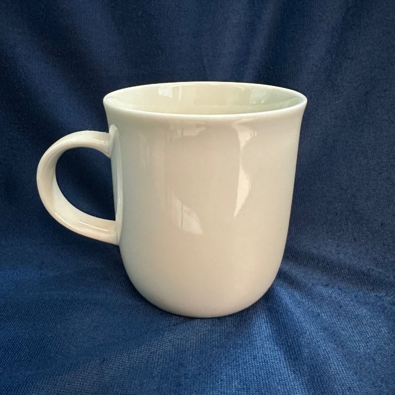 【處理品】日本製美濃燒 幸福貓圖案 陶瓷杯 手工制作 限量發售 可放入微波爐及洗碗機