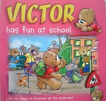 英文撕不爛揭揭書Victor has fun at School