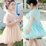 韓國原創品牌女紗薄裙兩色(粉紅，粉藍) Baby Clothes City
