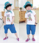 韓國原創品牌童裝白色小青蛙男女童可愛T恤衫 Baby Clothes City