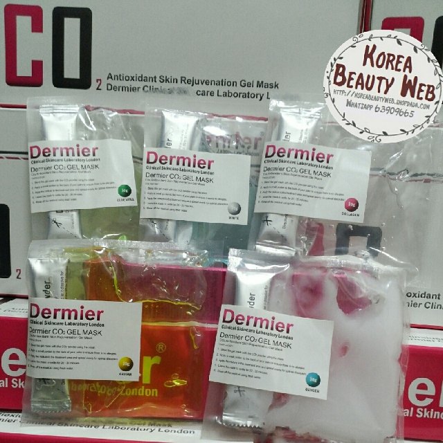 Dermier Co2 MASK 注氧面膜 魚子 骨膠原 Oxygen 蘆薈 美白補水 Dermier Co2 MASK 注氧面膜 魚子 骨膠原 Oxygen 蘆薈 美白補水